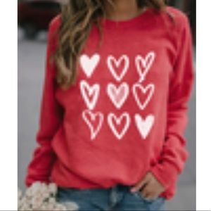 NWOT Red sweatshirt